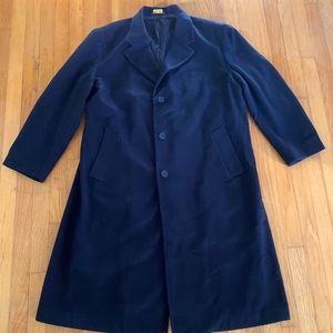 Brooks Brothers navy blue Overcoat